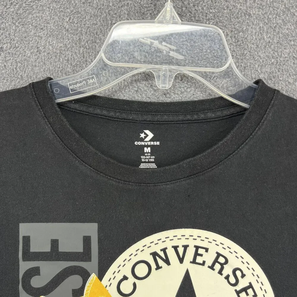 Converse Shirt Youth‎ Medium All Star Chuck Taylor Sneaker Graphic Tee 10-12